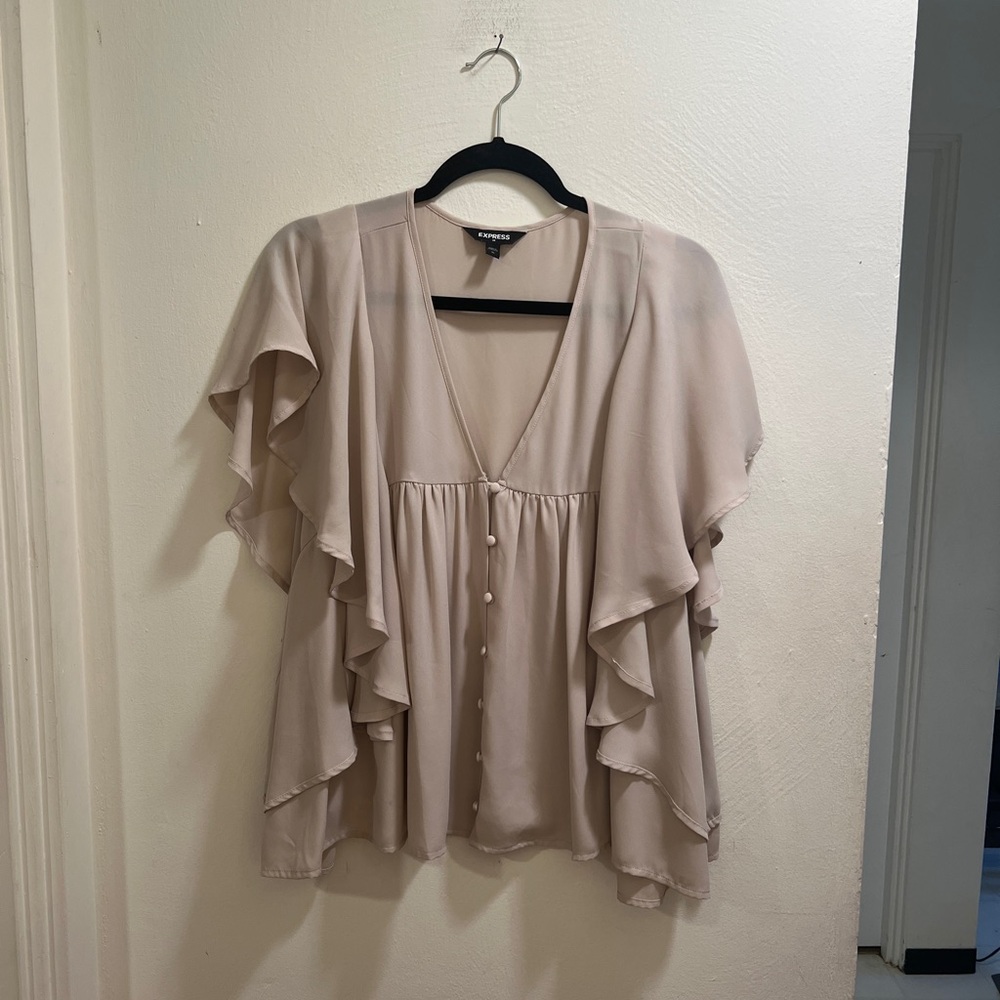 TAN BLOUSE
